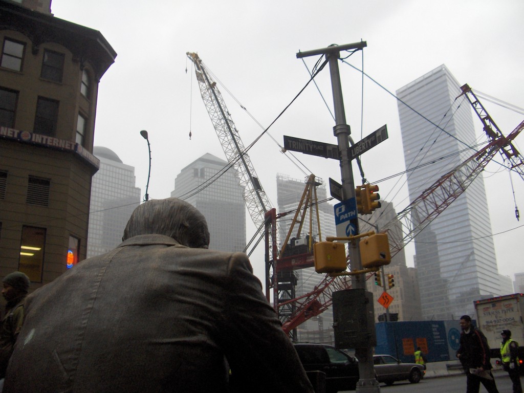 World Trade Center reconstruction site in 2010, by Scott Ufford. 